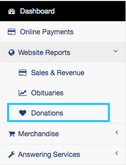 Wire Donation Funds to Your Account