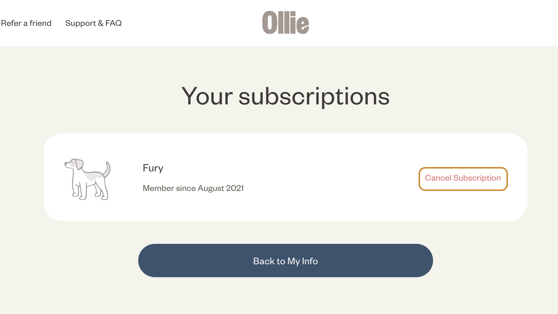 How can I cancel my subscription when it says I have multiple