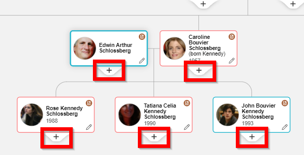 Como se conectar à árvore de um membro da família