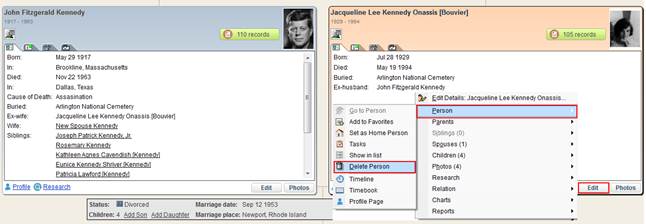 How do I merge duplicates in my Family Tree Builder project?